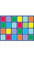 Rainbow Rectangle Placement Outdoor Mat - 3m x 2m - view 2