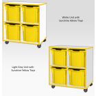 Jaz Storage Range - Double Width Jumbo Tray Units - view 3