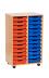 Sturdy Storage Double Column Unit - 24 Shallow Trays - view 2