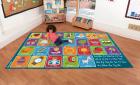 Alphabet Rectangular Mat - 3m x 2m - view 1