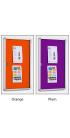 Accents Flameshield Tamperproof Noticeboard - Single Door - view 7