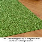 Back To Nature Grass And Lily Pads Double Sided Carpet - view 5