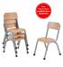 Milan Stacking Classroom Chair - view 4