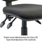 Eclipse 3 Lever Task Operator Chair - view 2