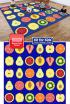 Fruit Large Square Placement Carpet - 3m x 3m !!<<br>>!! !!<<span style='font-size: 11px; '>>!!(FREE Runner Carpet 3x1m)!!<</span>>!! - view 1