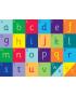 Rainbow Alphabet Carpet - 1.5m x 2m - view 6