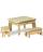 Outdoor Square Table And Bench Set - view 2