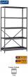 Gratnells Complete Wide Treble Span Grey Frame With 4 Shelves - 1850mm - view 1