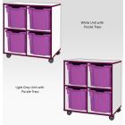 Jaz Storage Range - Double Width Jumbo Tray Units - view 5