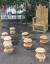 Hand Carved Mushroom Seat Sets  - view 1