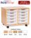 Sturdy Storage Double Column Unit - 10 Shallow Trays - view 1