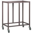 Gratnells Low Height Empty Double Column Trolley - 735mm (holds 10 shallow trays or equivalent) - view 1