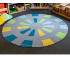 Starburst Circular Carpet 2m Diameter - view 2