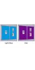 Accents Tamperproof Noticeboard - Double Doors - view 7