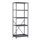 Gratnells Complete Tall Double Span Grey Frame With 4 Shelves Set - 1850mm - view 1