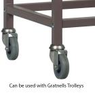 Gratnells Replacement Trolley Wheels - Pack Of 4 - view 2