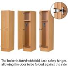 Primary Height One Door Locker - 1370mm - view 2