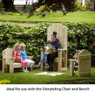 Outdoor Teacher Storytelling Chair - view 3
