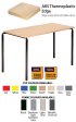 Contract Classroom Slide Stacking Rectangular Table with Matching ABS Thermoplastic Edge - view 1