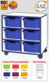 Jaz Storage Range - Double Width Deep Tray Units - view 1