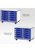 Jaz Storage Range - Double Width Shallow Tray Units - view 3