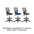 Eclipse 2 Lever Task Operator Chair - Mesh Back With Hi-Rise Draughtsman Kit - view 3