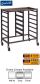 Gratnells Low Height Empty Double Column Trolley - 860mm With Welded runners (holds 12 shallow trays or equivalent) - view 1