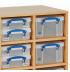 24 x 4L / 12 x 9L Combination Really Useful Box Storage Unit - view 3