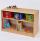 RS Open Bookcase with Inset Panel (Plain/ Mirror) - view 1