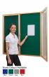 Decorative Beech Wood Frame Tamperproof Noticeboards - view 1