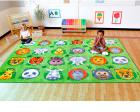 Zoo Conservation Rectangular Carpet - 3m x 2m - view 1