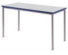 Cast Pu Edged Fully Welded Rectangular Classroom Table with Melamine Top - view 2