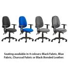 Eclipse 3 Lever Task Operator Chair With Height Adjustable Arms - view 4