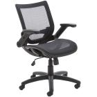 Fuller Task Operator Chair With Mesh Back And Folding Arms - view 1