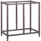 Gratnells Low Height Empty Double Column Grey Frame - 725mm (holds 12 shallow trays or equivalent) - view 1