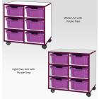 Jaz Storage Range - Double Width Deep Tray Units - view 4