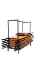 40 Z-Lite Folding Exam Desks With Trolley Set - view 5