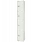 All White Four Door Locker - view 1