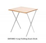 SPECIAL OFFER! - 24 OXFORD Folding Exam Desks + Trolley - view 2