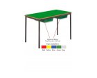 Classroom Contract Spiral Stacking Rectangular Table - Bullnosed MDF Edge - view 4