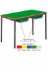Classroom Contract Spiral Stacking Rectangular Table - Bullnosed MDF Edge - view 4