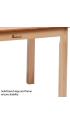 Square Melamine Top Wooden Table - 695 x 695mm - view 3