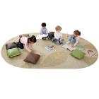 Oval Leaf Carpet - 3m x 2m - view 1