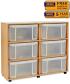 6 x 48L Really Useful Box Storage Unit - view 1