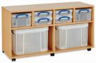 4 x 4L / 2 x 9L / 2 x 35L Really Useful Box Storage Unit - view 1