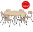 Milan Flower Table - 6 Seater - view 2