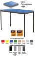 Classroom Contract Spiral Stacking Rectangular Table - Spray Polyurethane Edge - view 1