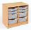 RS 2 Bay A4 - 4 Deep & 4 Shallow Clear Tray Unit - view 1