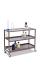Gratnells Science Range - Bench Height Empty Treble Trolley With Shelves And 75mm Castors - 860mm - view 4