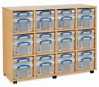 12 x 4L / 12 x 9L Really Useful Box Storage Unit - view 1